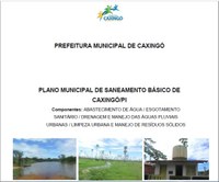 Plano Municipal de Saneamento Básico de Caxingó está disponível para consulta pública